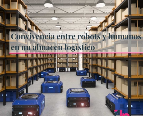 Robots en un almacén